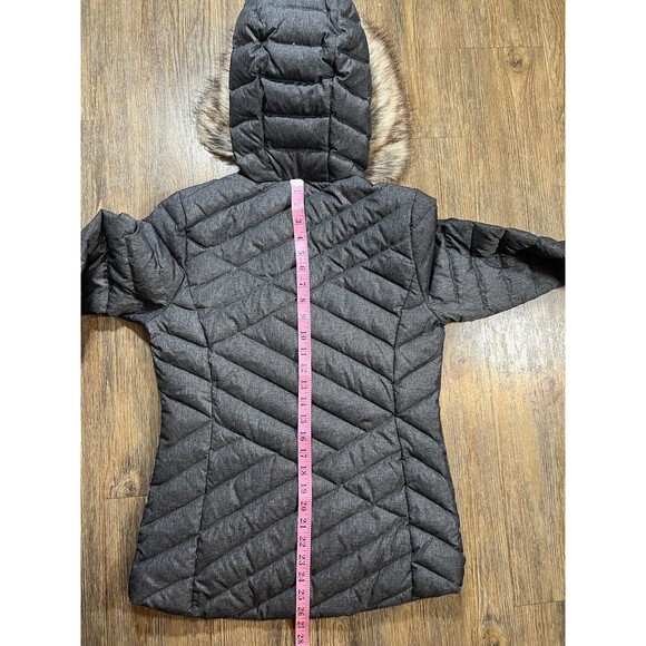 Eddie Bauer Slate Mountain Down Hooded Coat, Gray Heather, Women’s Size XS - Picture 12 of 12